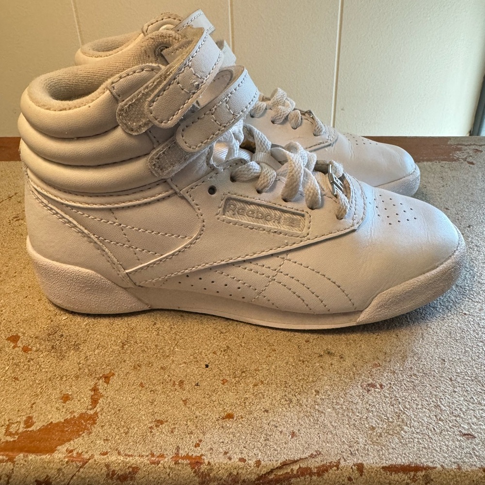 Reebok Kids White High-Top Shoes